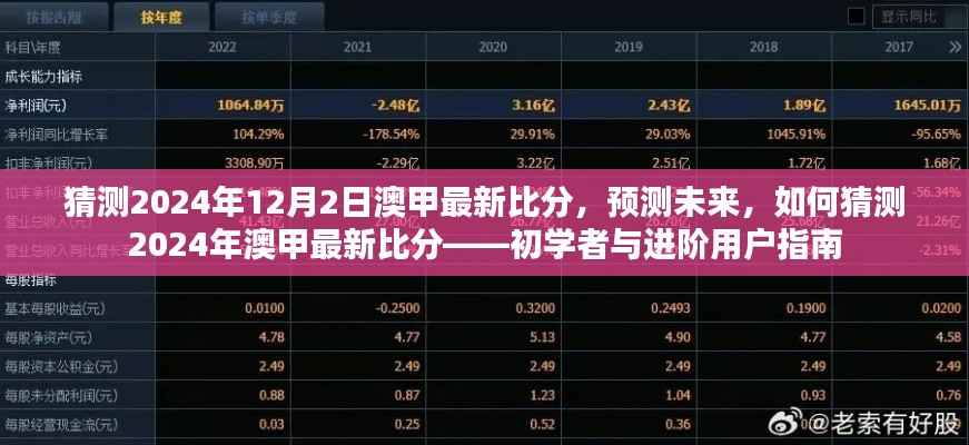 初学者与进阶用户指南,预测未来澳甲最新比分,揭秘2024年澳甲赛事走向分析!