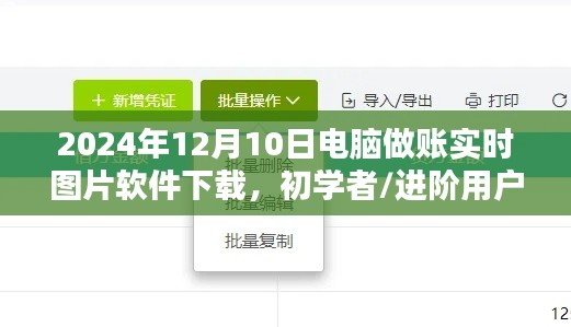 初学者与进阶用户适用的电脑做账实时图片软件下载及操作指南（适用于2024年）