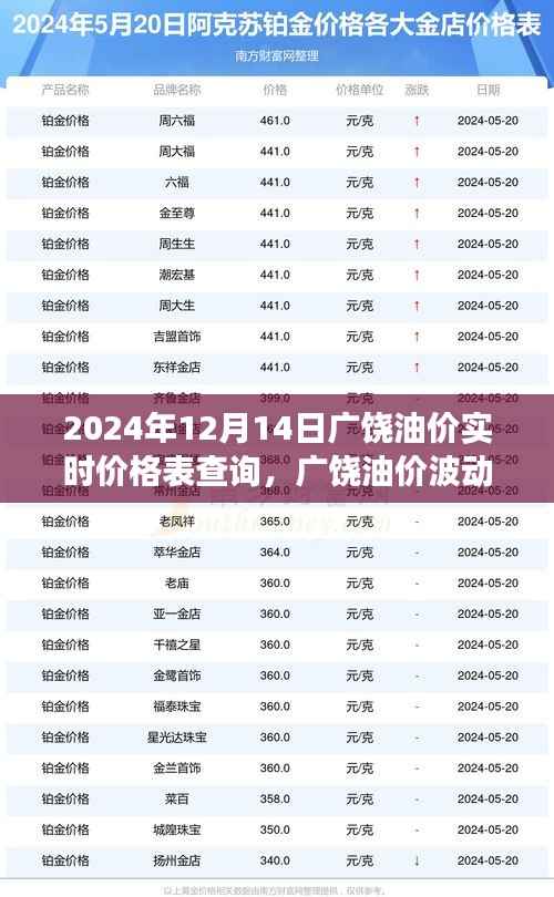 广饶油价实时动态解析,多维度解读背后的波动因素与未来走势预测