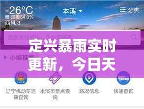 定兴暴雨实时更新,今日天气情况及最新消息查询