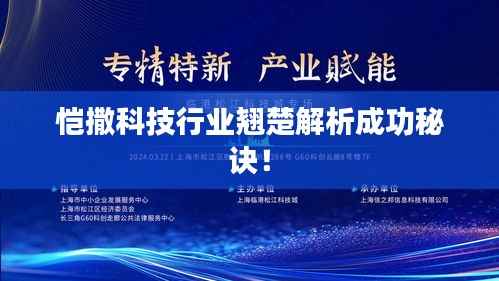恺撒科技行业翘楚解析成功秘诀!