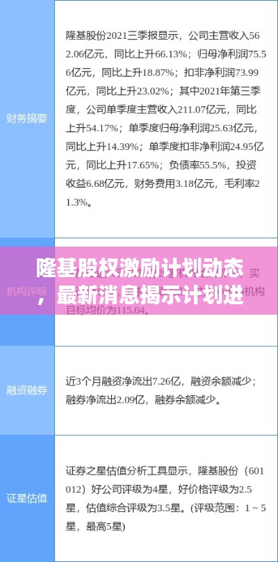 隆基股权激励计划动态,最新消息揭示计划进展与变动情况
